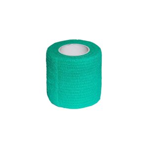 A-Tape Cohesive Crepe Bandage Green Elastic