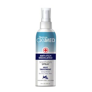 TropiClean OxyMed Medicated Anti itch Spray for Pets