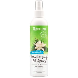 TropiClean Baby Powder Deodorizing Spray for Pets