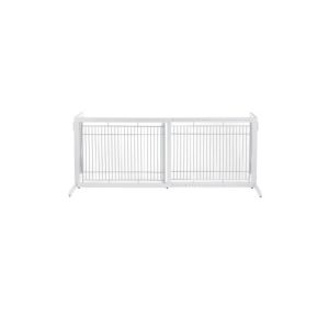 Richell Freestanding Tall Pet Gate in Origami White
