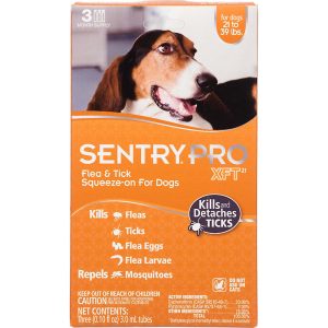 Sentry Pro XFT Squeeze-On Dogs 21 to 39 lbs. Flea & Tick Treatment