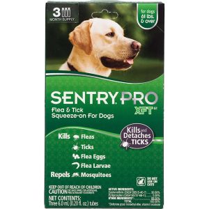 Sentry Pro XFT Squeeze-On Dogs Over 61 lbs. Flea & Tick Treatment