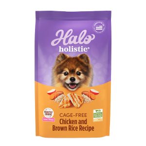 Halo Holistic Complete Digestive Health Chicken and Brown Rice Recipe Small Breed Dry Dog Food