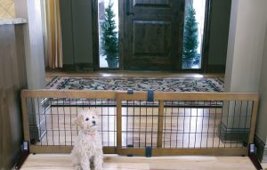 Carlson Pet Products Design Studio Wood Deco Pet Gate