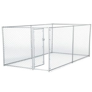 Lucky Dog Boxed Chain Link Kennel