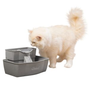 PetSafe Multi-Tier Pet Fountain Large Waterer Great for Cats and Dogs