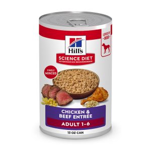 Hill's Science Diet Chicken & Beef Entree Adult Canned Dog Food