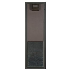 Plexidor Large Door Mount PDE Electronic Pet Door in Bronze