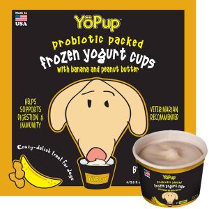 Yoghund YoPup Frozen Banana & Peanut Butter Yogurt Cups for Dogs