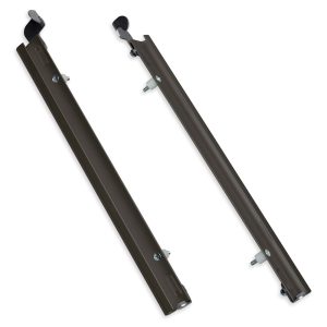 Plexidor Large Sliding Track with Flip Lock for Pet Doors in Bronze