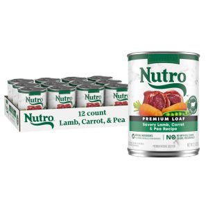 Nutro Premium Loaf Adult Natural Grain Free Savory Lamb, Carrot & Pea Recipe Wet Dog Food