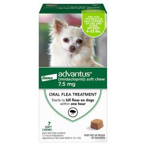 Advantus Elanco Flea Soft Chews for Small Dogs 4-22 lbs.