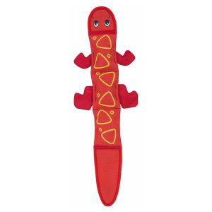 Outward Hound Fire Biterz Red Lizard Dog Toy