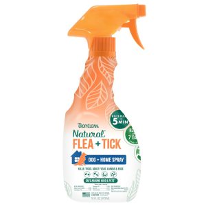 TropiClean Natural* Flea + Tick Dog Spray