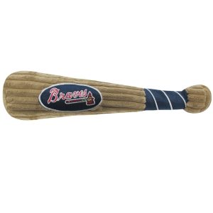 Pets First MLB Atlanta Braves Baseball Bat Toy