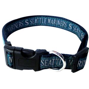 Pets First Seattle Mariners MLB Dog Collar