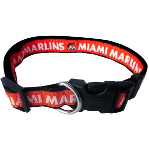 Pets First Miami Marlins MLB Dog Collar
