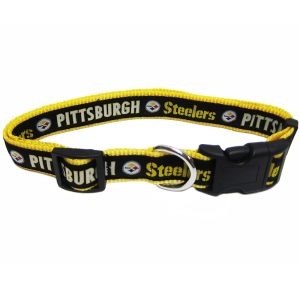 Pets First Pittsburgh Steelers NFL Dog Collar