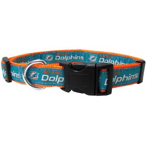 Pets First Miami Dolphins NFL Dog Collar