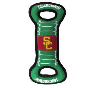 Pets First USC Trojans NCAA Field Tug Dog Toy