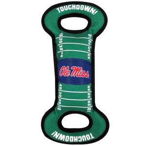 Pets First Ole Miss Rebels NCAA Field Tug Dog Toy