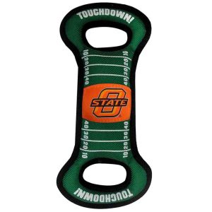Pets First Oklahoma State Cowboys NCAA Field Tug Dog Toy