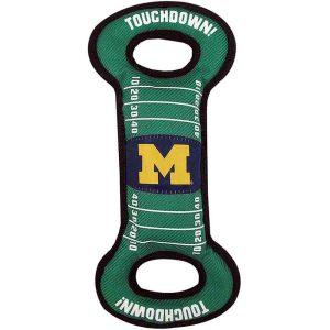 Pets First Michigan Wolverines NCAA Field Tug Dog Toy