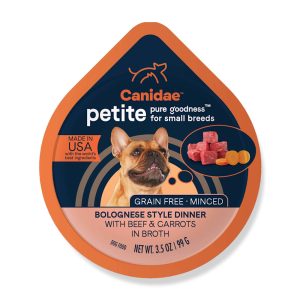 Canidae PURE Grain Free Petite Small Breed Bolognese Style Dinner with Beef and Carrots Wet Dog Food