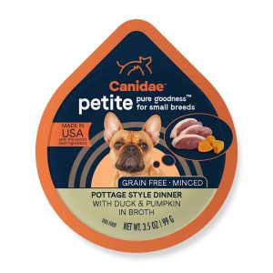 Canidae PURE Grain Free Petite Small Breed Pottage Style Dinner with Duck and Pumpkin Wet Dog Food