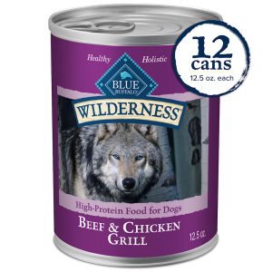 Blue Buffalo Wilderness Beef & Chicken Grill High-Protein & Grain-Free Adult Wet Dog Food