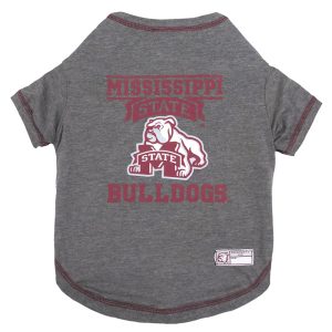 Pets First Mississippi State Bulldogs Dog T-Shirt