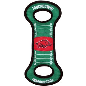 Pets First Arkansas Razorbacks Field Tug Dog Toy