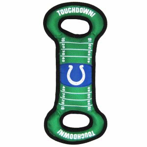 Pets First Indianapolis Colts Field Tug Dog Toy