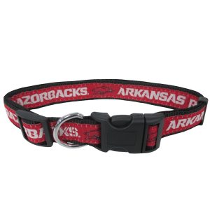 Pets First Arkansas Razorbacks NCAA Dog Collar