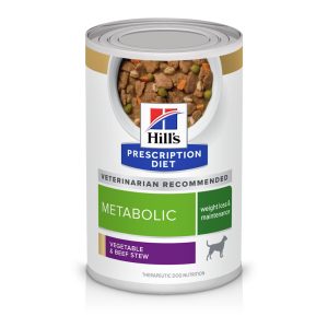 Hill's Prescription Diet Metabolic Weight Management Vegetable & Beef Stew Canned Dog Food