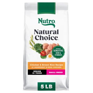 Nutro Natural Choice Chicken & Brown Rice Recipe Small Breed Senior Dog Food