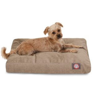 Majestic Pet Pearl Villa Shredded Memory Foam Rectangle Dog Bed