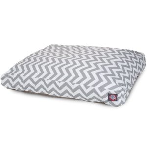 Majestic Pet Gray Chevron Rectangle Pet Bed