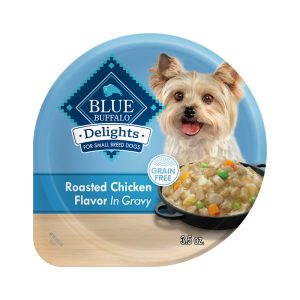 Blue Buffalo Delights Rotisserie Chicken Flavor in Gravy Small Breed Natural Wet Dog Food