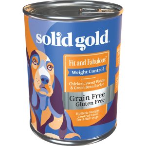 Solid Gold Fit & Fabulous Chicken, Sweet Potato & Green Bean Weight Control Grain Free Wet Dog Food
