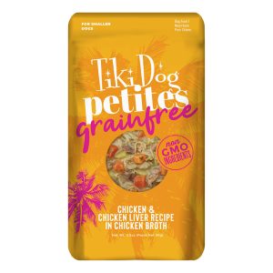Tiki Dog Petites Grain Free Chicken Wet Dog Food Pouches