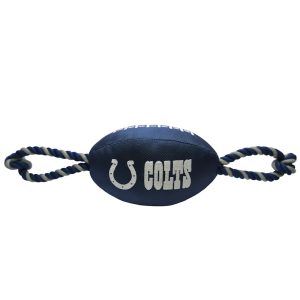 Pets First Indianapolis Colts Football Dog Toy