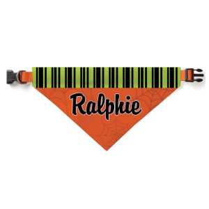 Custom Personalization Solutions Personalized Spooky Pooch Dog Bandana Collar Cover
