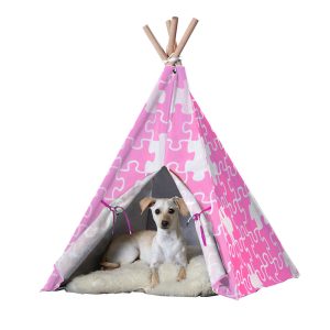 Zoovilla Pet Teepee Pink Puzzle