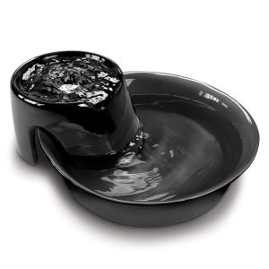 Pioneer Pet Big Max Ceramic Pet Fountain Black for Dog