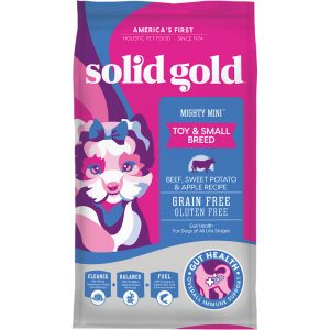 Solid Gold Grain Free Mighty Mini Beef Sweet Potato & Apple Adult Dry Dog Food