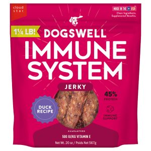 Dogswell Immune System Duck Jerky Dog Treats