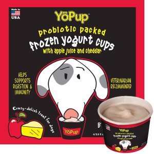 Yoghund YoPup Frozen Apple & Cheddar Yogurt Cups for Dogs