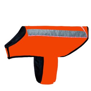 Healers Spot-Lite Dog Reflective Jacket with Orange LED Lights