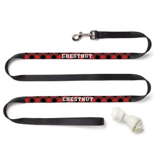 Custom Personalization Solutions Personalized Buffalo Plaid Dog Leash